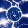 Energy sphere emanating streaks of electricity, vitality, sphere, lightning